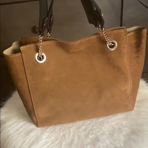 Jimmy Choo Tan Suede Bag